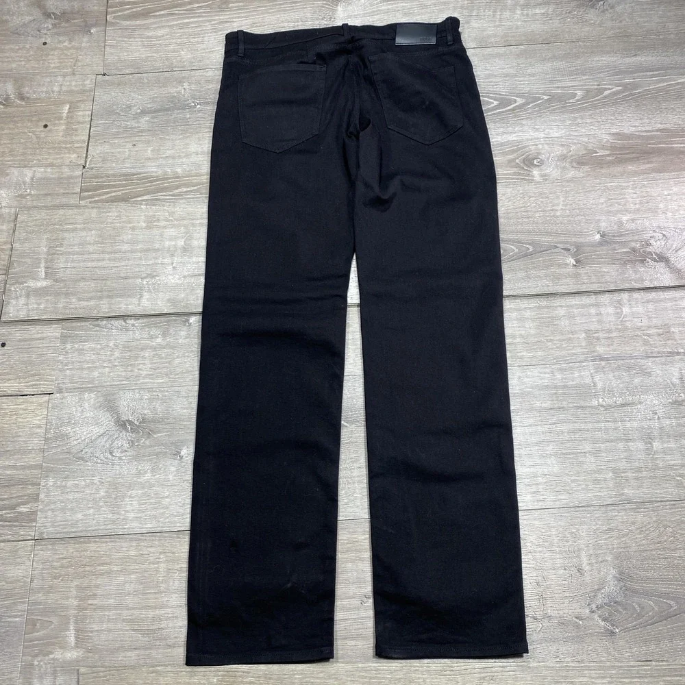 Hugo Boss Jeans Mens 32x32 Black Stretch Cashmere Touch‎ Denim Italian Fit